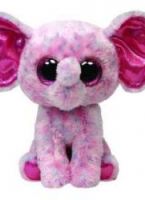 Beanie Boos Ellie - Różowy Słonik 24cm