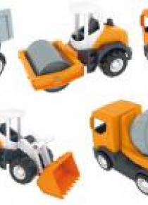 Auta Tech Truck Budowlane, różne rodzaje