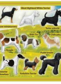 Podkładki pod kubek z psami, zestaw 2szt