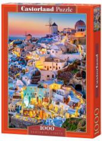 Puzzle 1000 Światła Santorini CASTOR