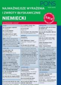 Najważniejsze wyrażenia i zwroty błysk. Niemiecki