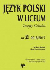 Język Polski w Liceum nr 2 2016/2017