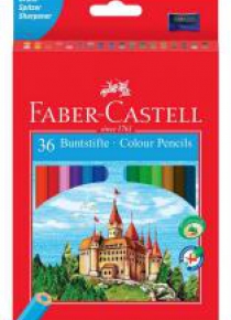 Kredki Zamek 36 kolorów FABER CASTELL