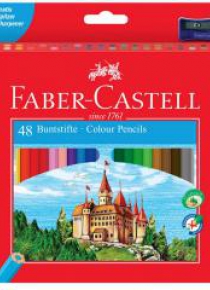 Kredki Zamek 48 kolorów FABER CASTELL