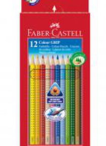 Kredki Grip 12 kolorów FABER CASTELL