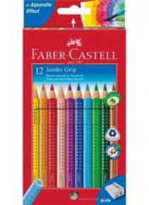 Kredki jumbo Grip 12 kolorów FABER CASTELL