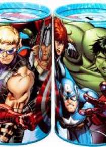 Skarbonka metalowa okrągła Avengers