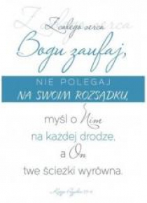 A Kartka składana - Z całego serca zaufaj - napisy