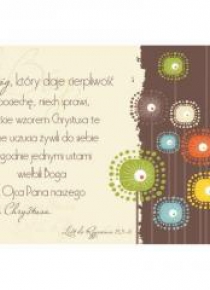 Magnes na lodówkę - A Bóg który daje cierpliwość