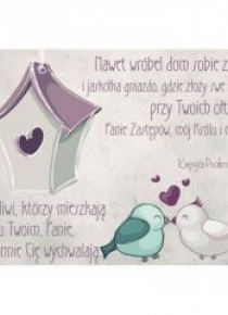 Magnes na lodówkę - Nawet wróbel...