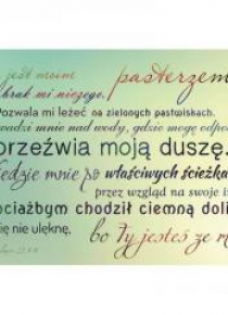 Magnes na lodówkę - Pan jest moim Pasterzem