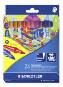 Flamastry szkolne NC 24 kolory STAEDTLER