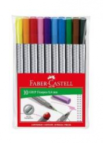 Cienkopisy Grip 10 kolorów FABER CASTELL