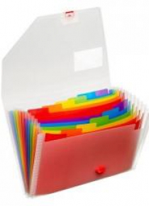 Teczka A4 Rainbow 13 przekładek