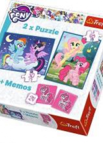 Puzzle 2w1+ memos - Przyjaźń to magia TREFL