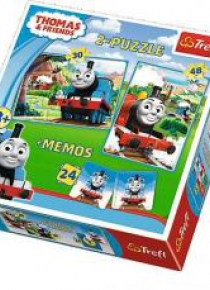 Puzzle 2w1+ memos - Tomek i przyjaciele TREFL