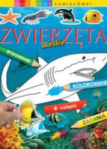Zwierzęta morskie. Naklejkowe łamigłówki