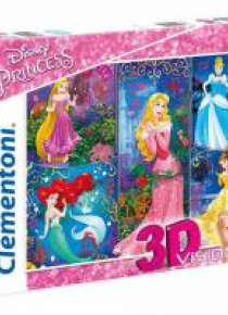Puzzle 104 3D Vision Księżniczki 2
