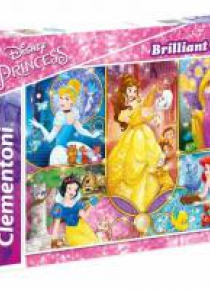 Puzzle 104 Brilliant Księżniczki 2