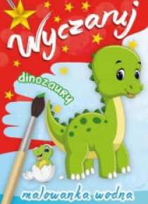 Malowanka wodna.Wyczaruj dinozaury