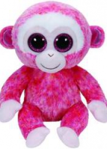 Beanie Boos Ruby - Czerwonobiała Małpka 24 cm