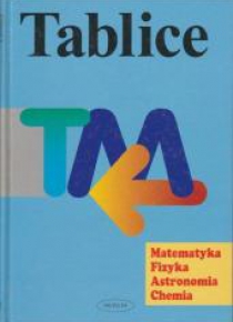 Tablice - matematyka, fizyka, astronomia, chemia