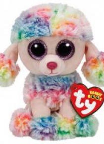 Beanie Boos Rainbow - Wielobarwny Pudel 24cm