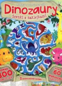Scenki z naklejkami. Dinozaury