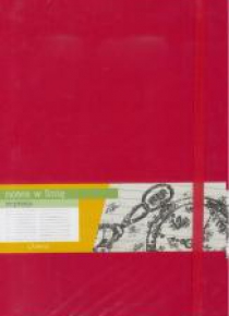 Notes B5 Linia Impresja Czerwony ANTRA