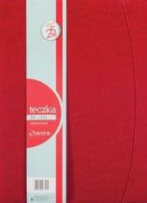 Teczka A4 709 czerwona na suwak ANTRA