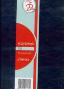 Wizytownik 96 trzyklatkowy 725 granatowy ANTRA