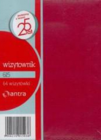 Wizytownik 64 dwuklatkowy 615 czerwony ANTRA