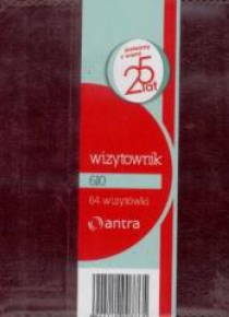 Wizytownik 64 dwuklatkowy 610 brąz ANTRA