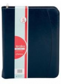 Teczka A4 709 granatowa na suwak ANTRA