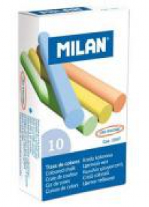 Kreda kolorowa 10 sztuk MILAN