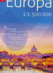 Atlas samochodowy - Europa 1: 1 500 000 DEMART