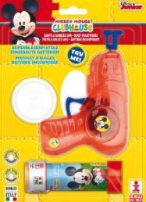 Średni pistolet do robienia baniek Mickey