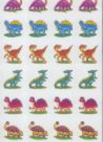 Naklejki Alfika i Zetki 1 Dinozaury