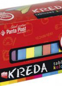 Kreda B6 kwadratowa 50szt. kolorowa