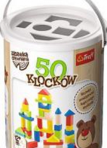 Zabawka drewniana - Klocki 50 sztuk TREFL