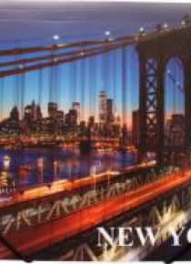 Teczka na gumkę A4 z nadrukiem New York