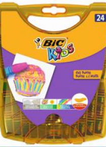 Kredki pastele olejowe 24 kolory BIC