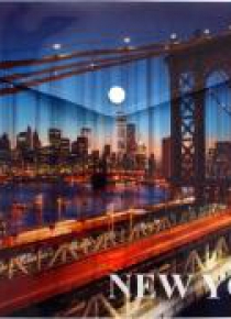 Koperta A5 na napę z nadrukiem New York