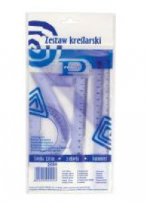 Zestaw kreślarski 20cm PRATEL