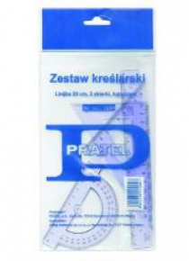 Zestaw kreślarski 16cm PRATEL