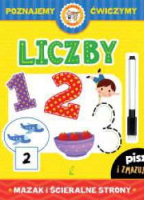 Liczby.Książka z pisakiem