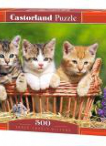 Puzzle 500 Trzy piękne kociaki CASTOR