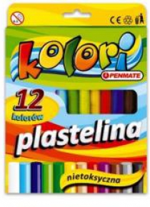 Plastelina 12 kolorów PENMATE