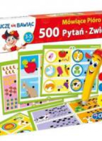 Uczę się bawiąc Mówiące pióro 500 pytań Zwierzęta