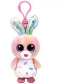 Beanie Boos Bubby - Wielobarwny Królik brelok